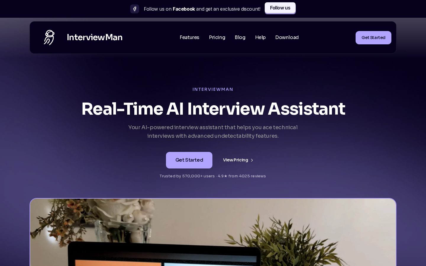 InterviewMan Homepage