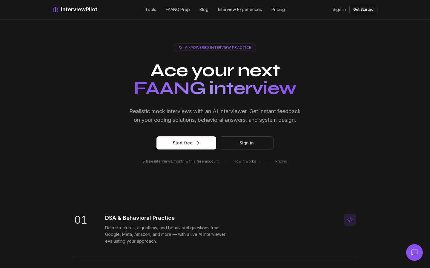 InterviewPilot Homepage