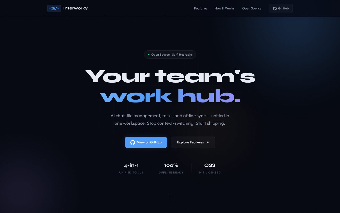 Interworky Homepage