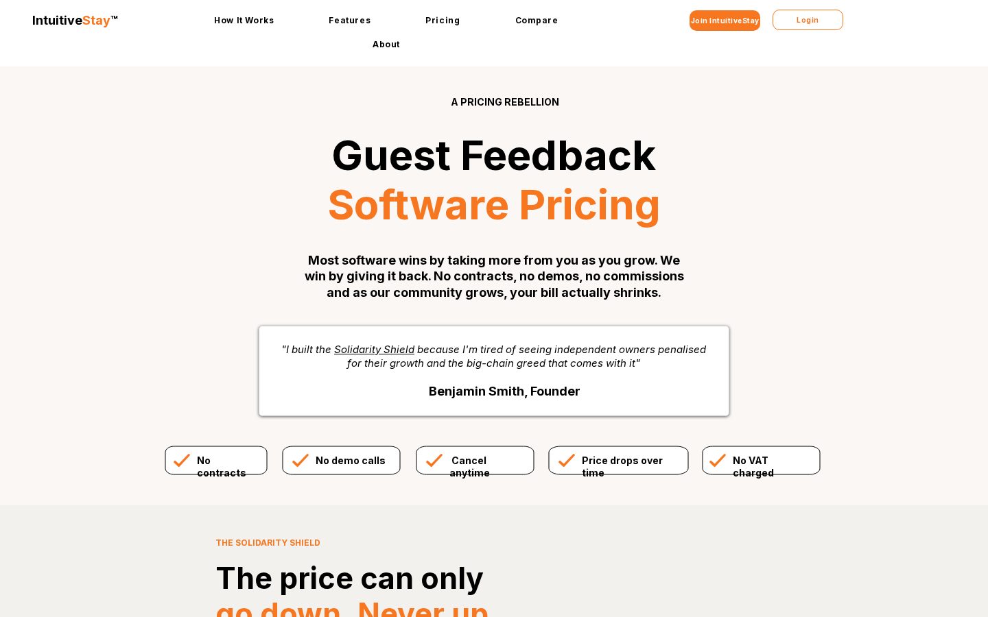 IntuitiveStay Pricing