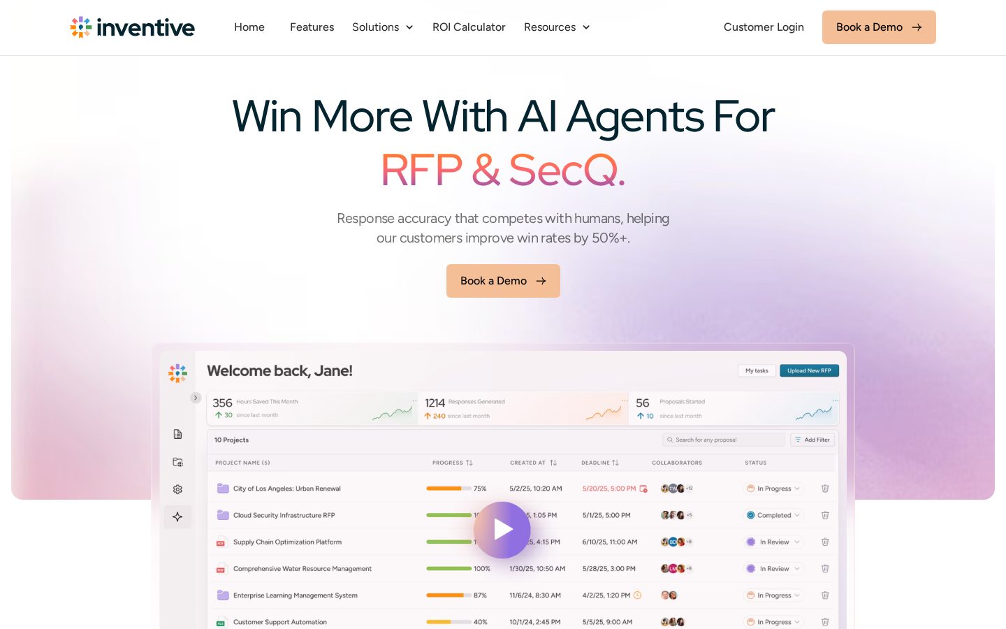 Inventive AI Homepage