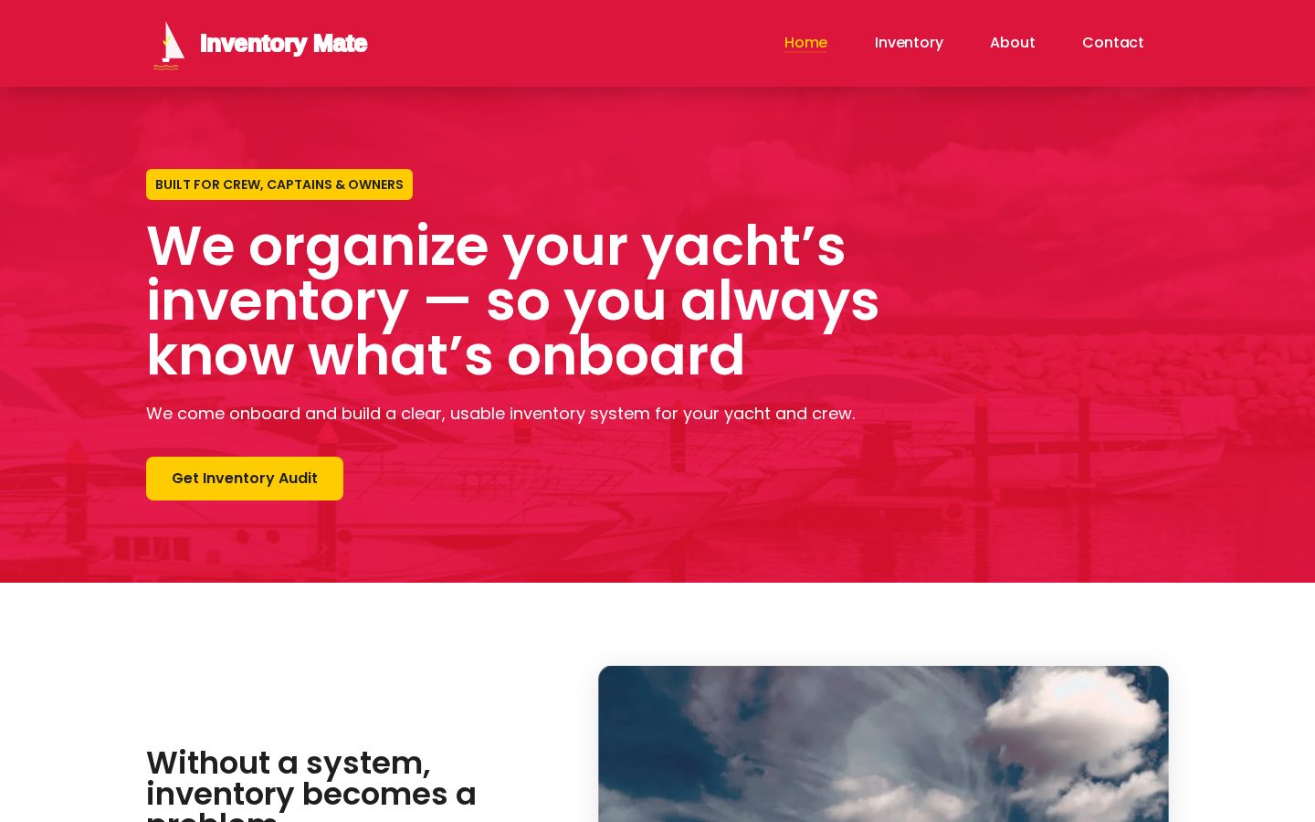 Inventory Mate Homepage