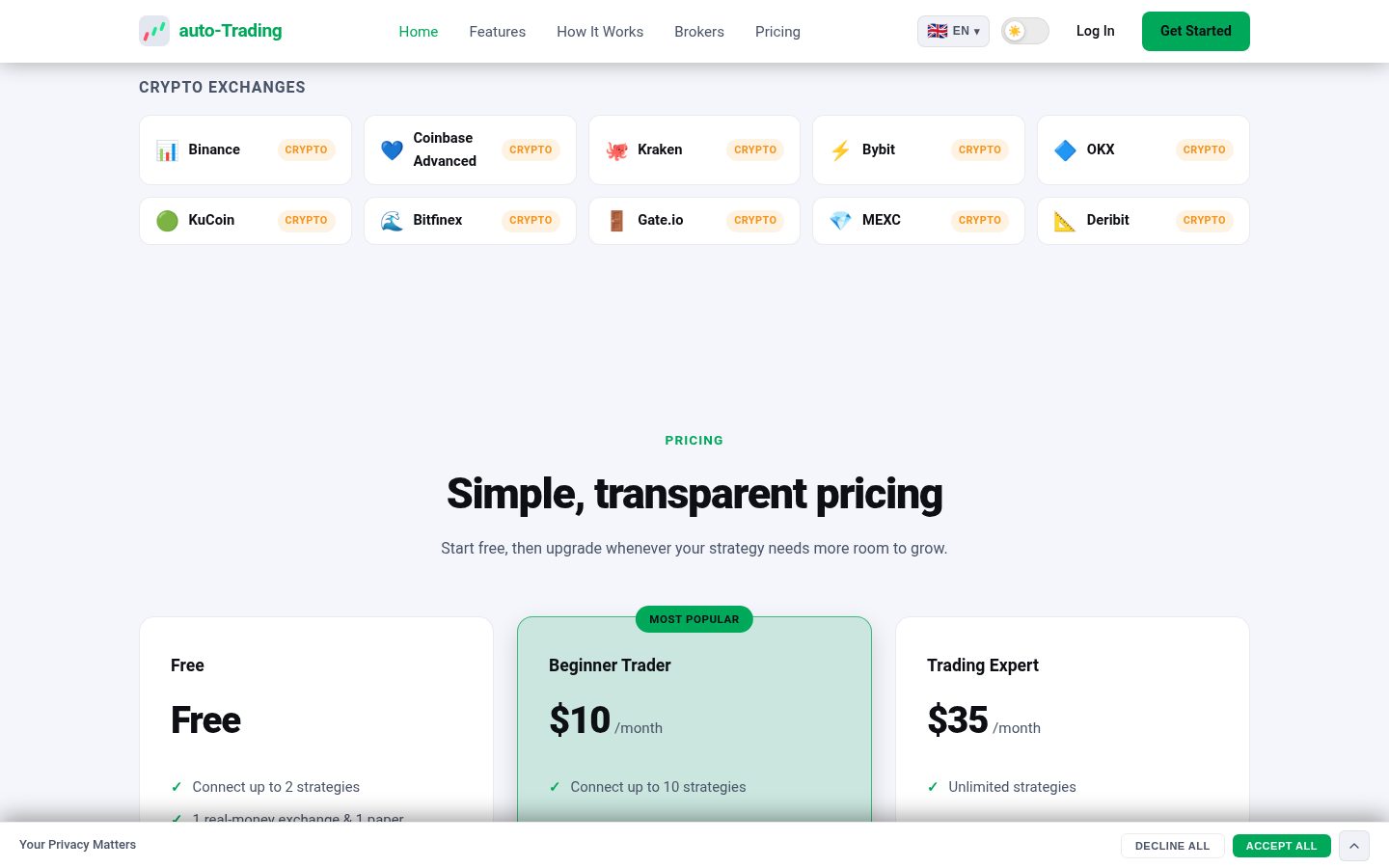 Invest-Begin Pricing
