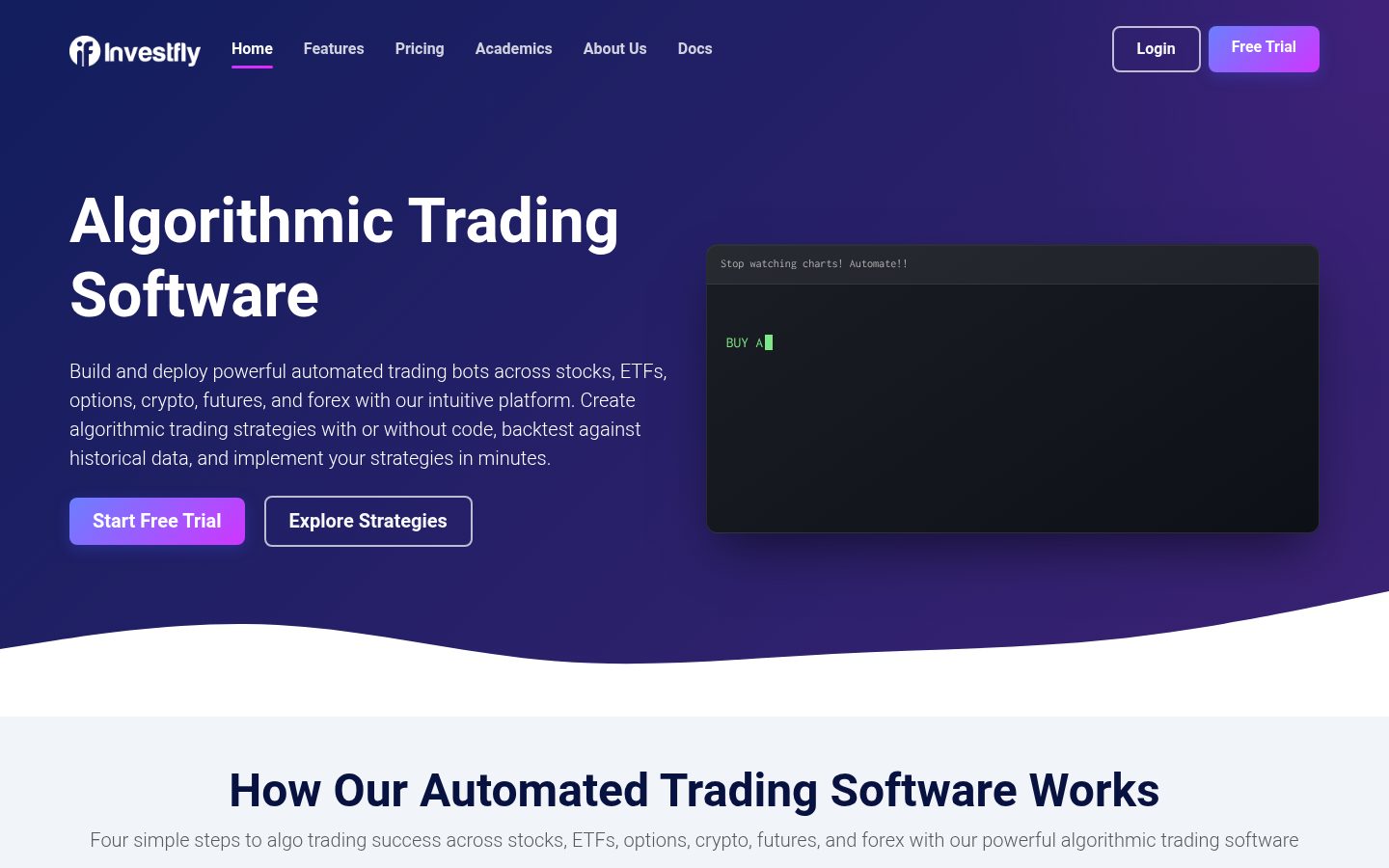 Investfly Reviews Homepage