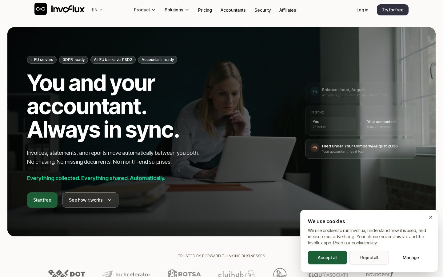 Invoflux Homepage