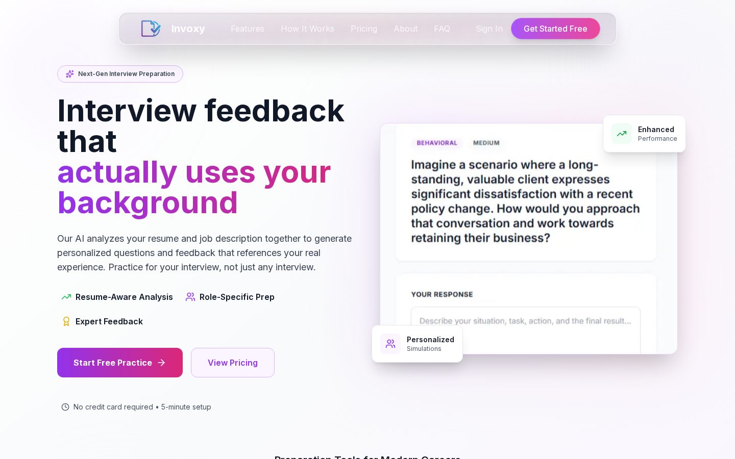 Invoxy Homepage