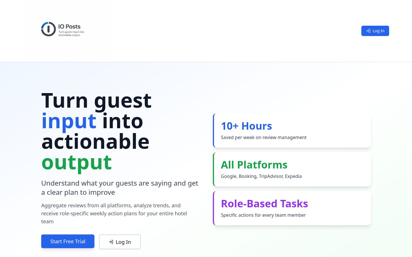 IO Posts Homepage