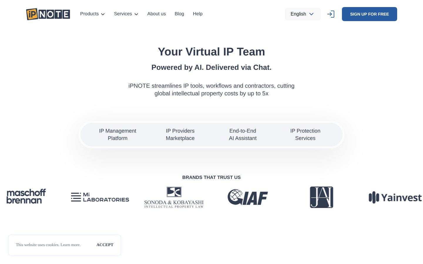 iPNOTE Homepage