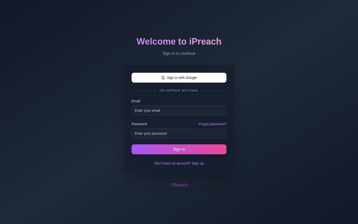 iPreach.ai Pricing