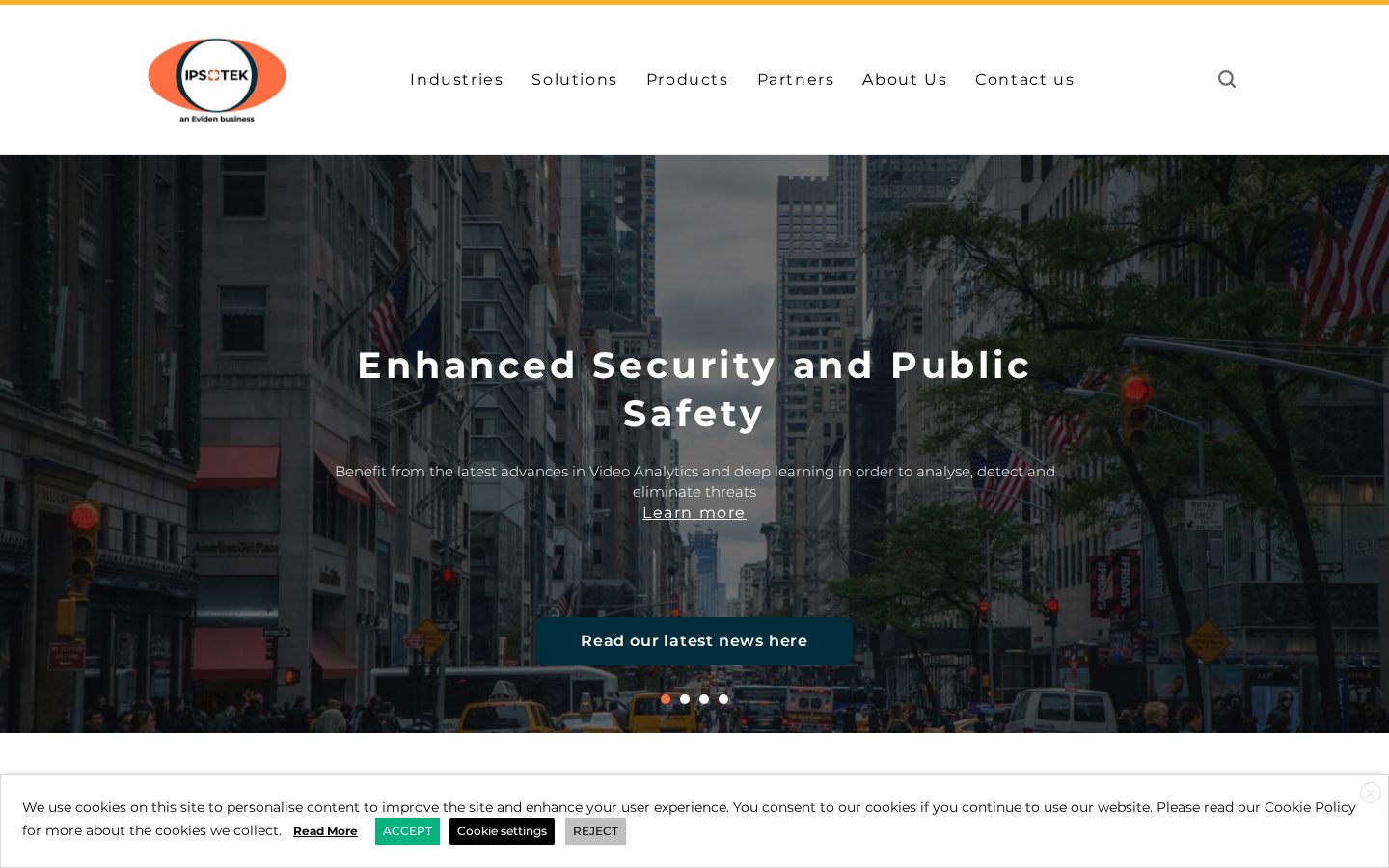 Ipsotek Homepage