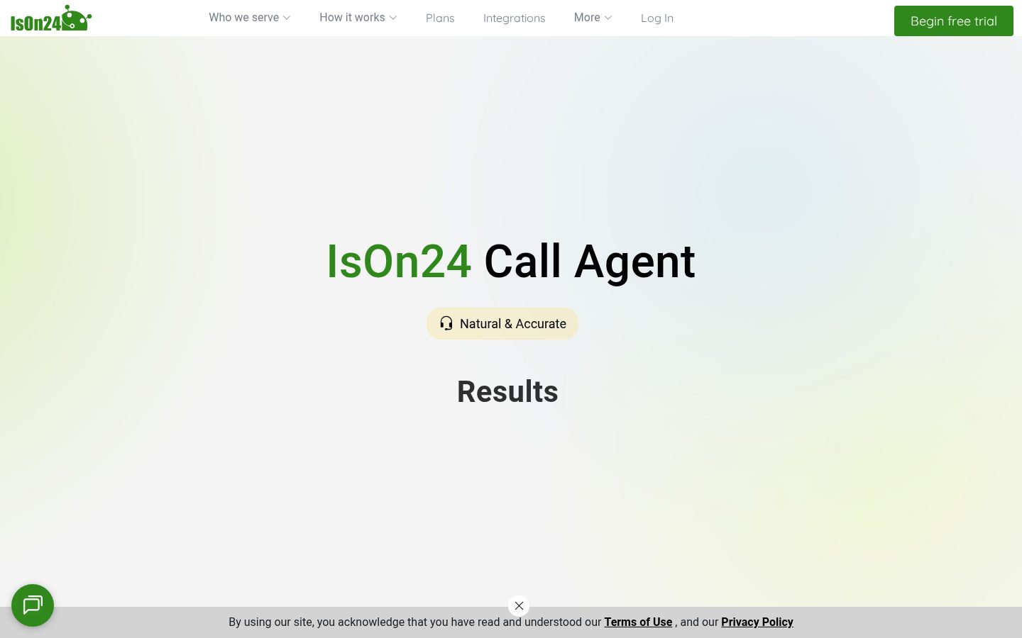 IsOn24 Homepage