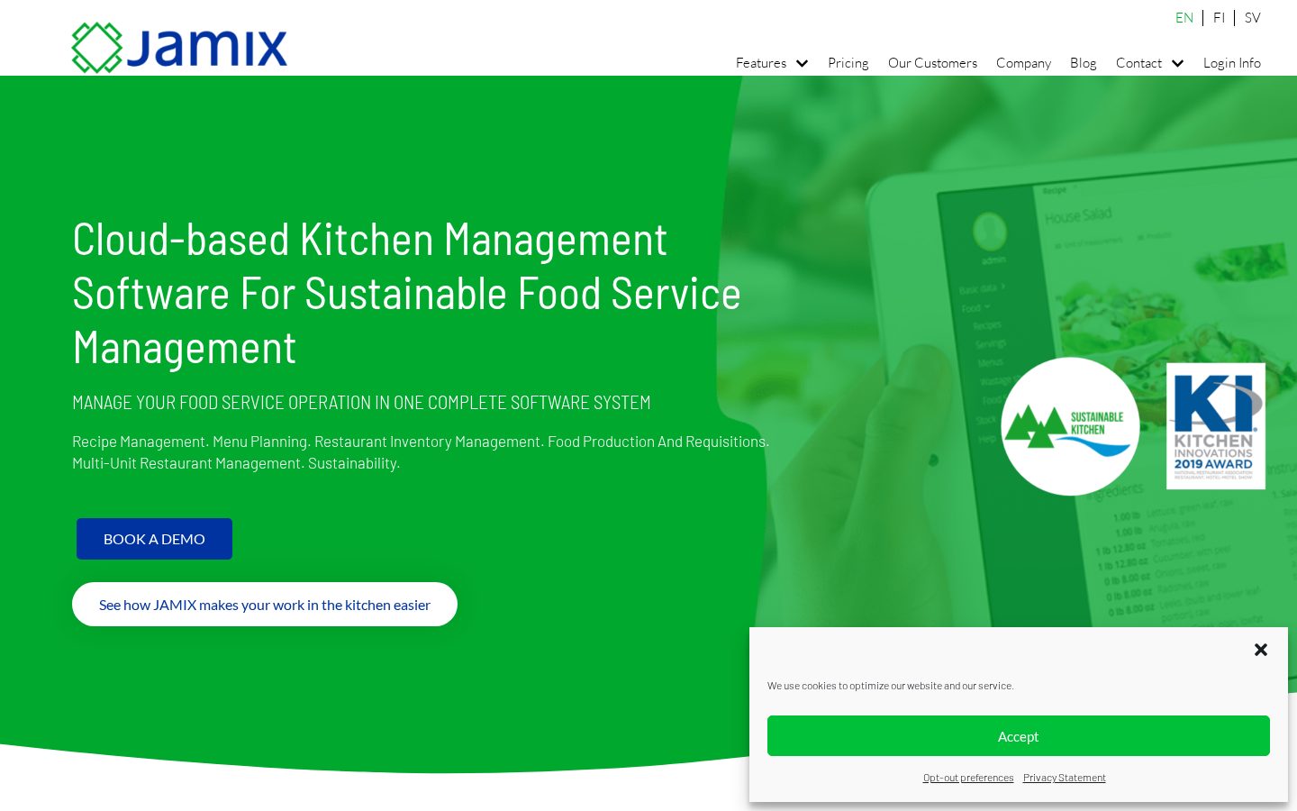 Jamix Homepage