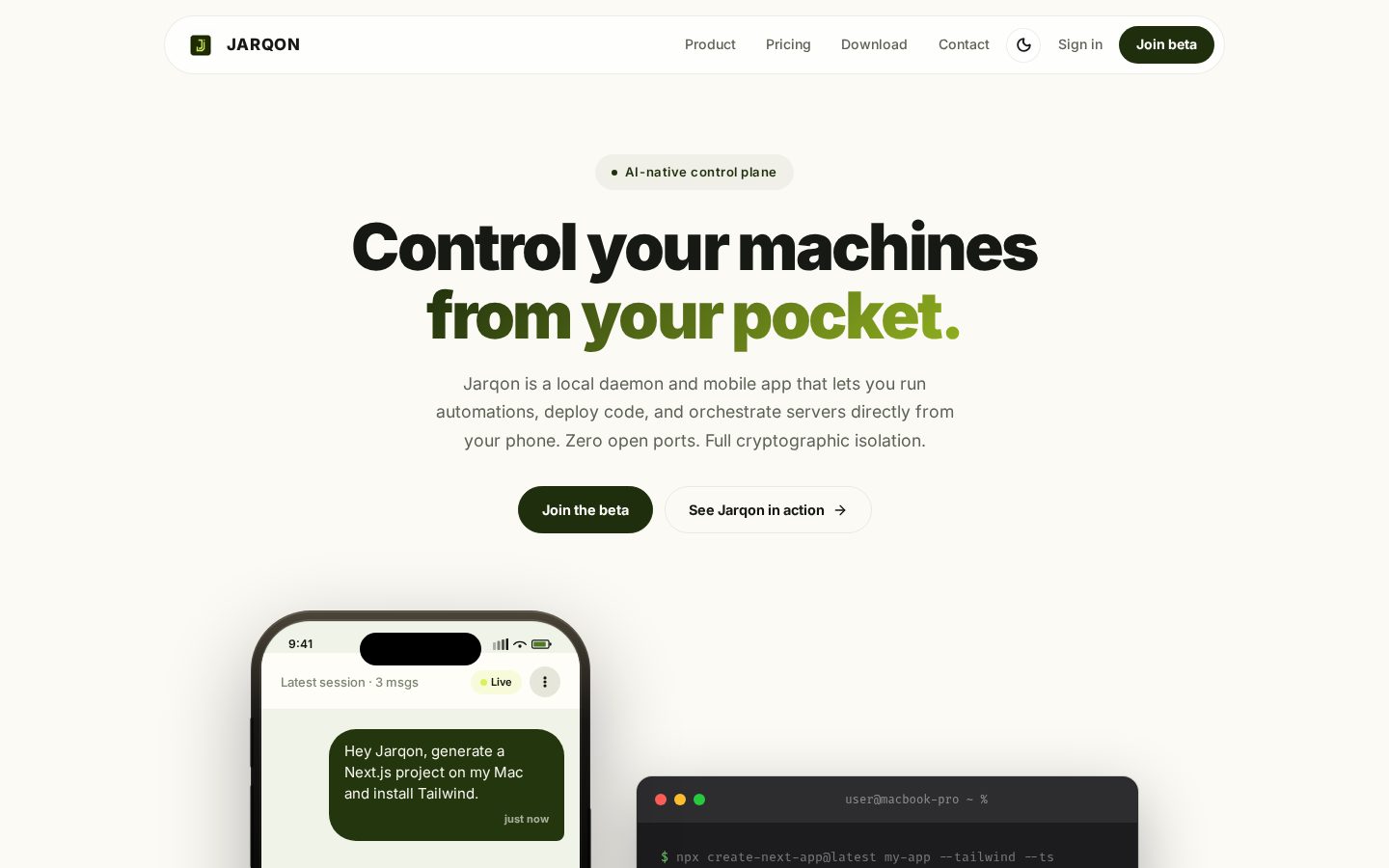 Jarqon Homepage