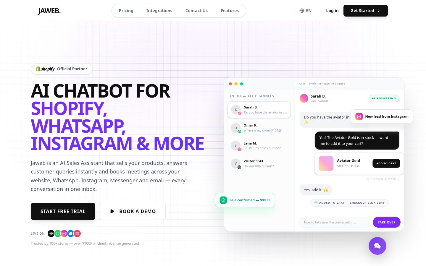 jaweb Homepage
