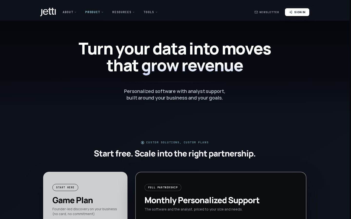 Jetti Pricing
