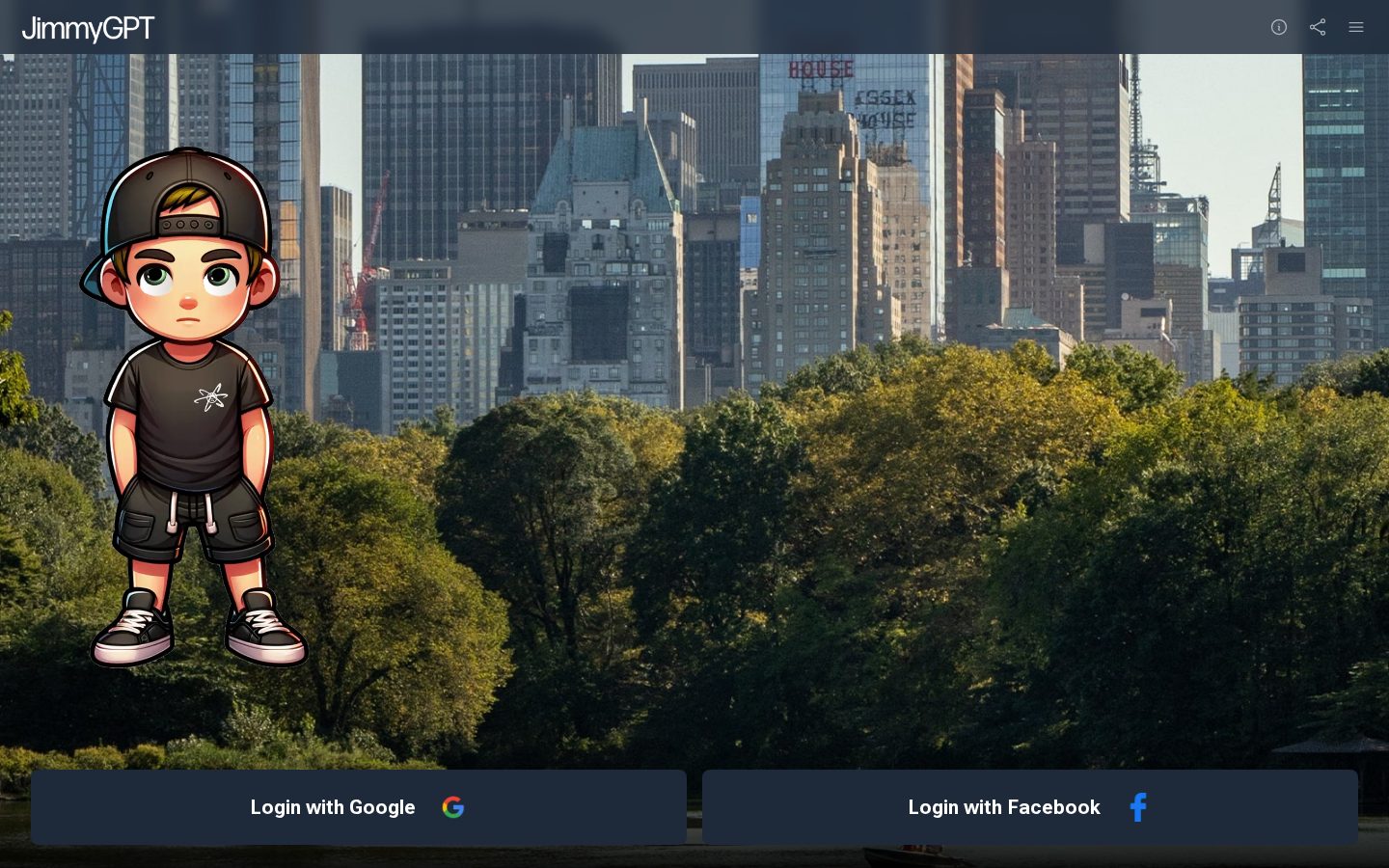 JimmyGPT Homepage