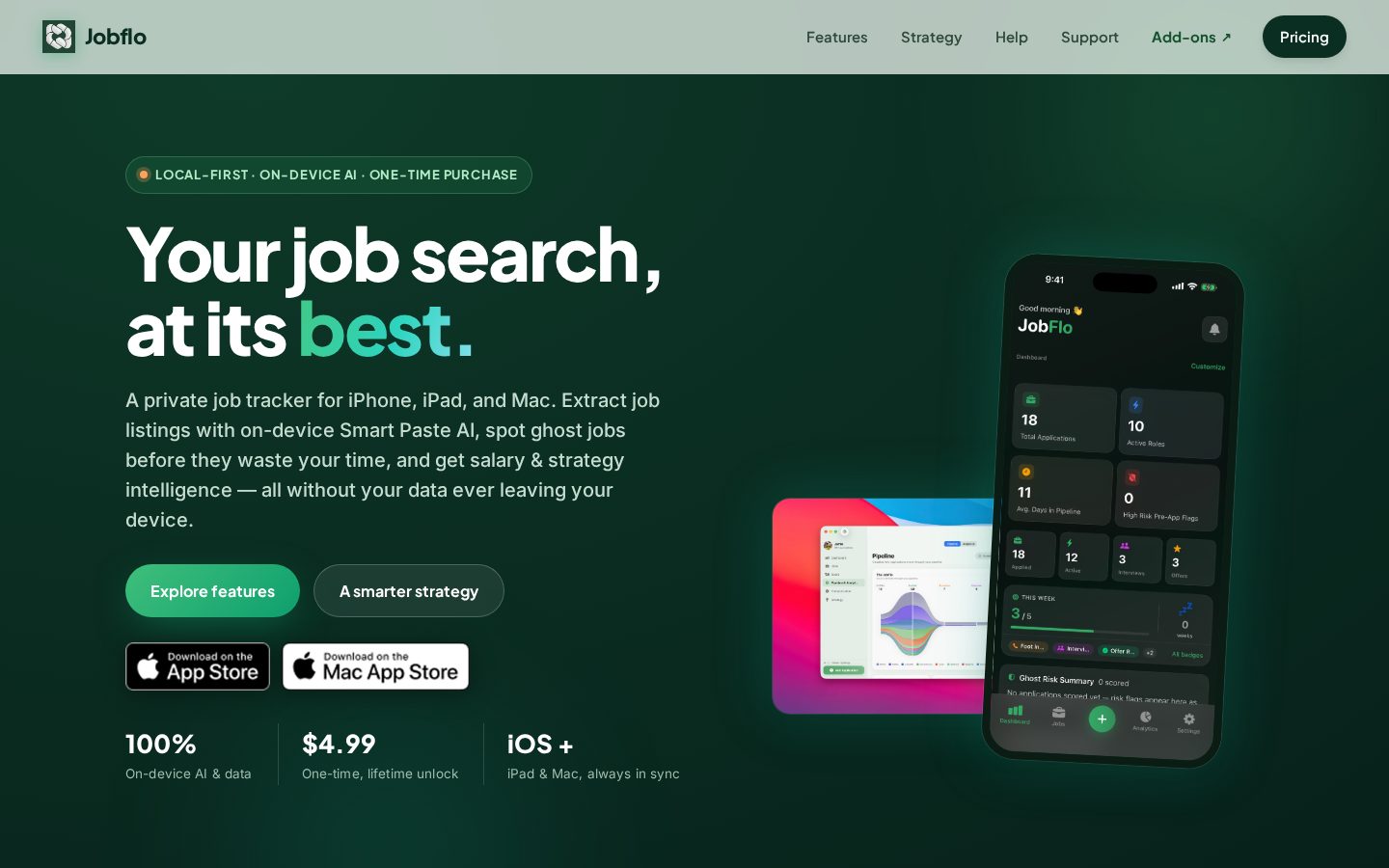 Jobflo Homepage