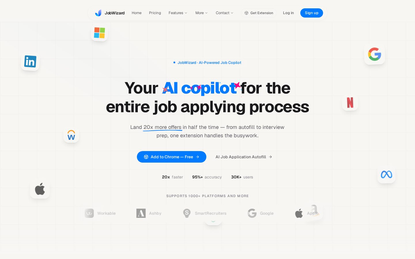 JobWizard Homepage