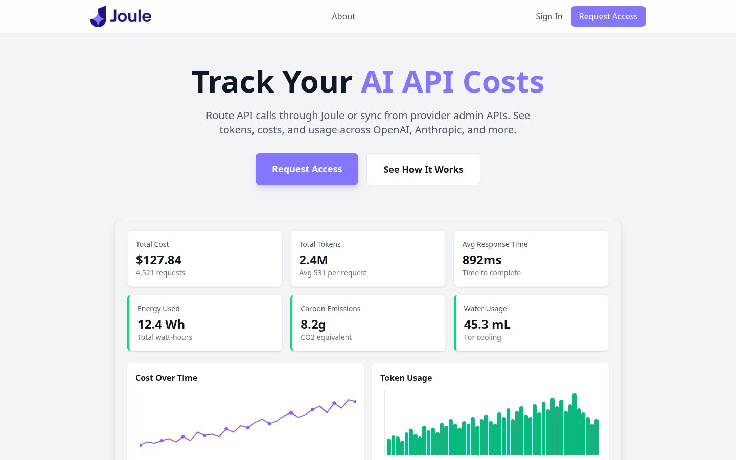 Joule Homepage