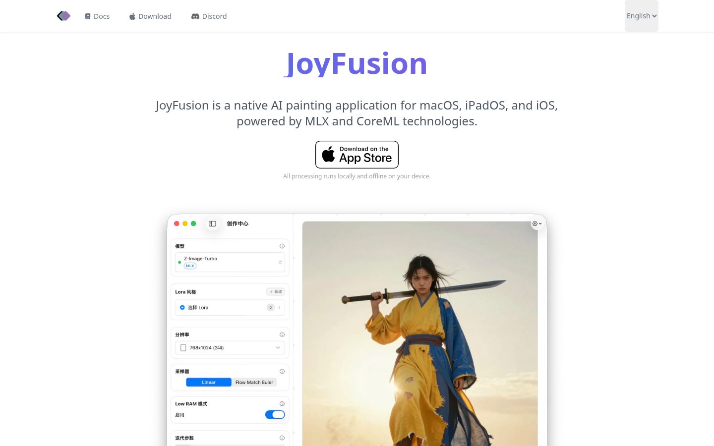 JoyFusion Homepage