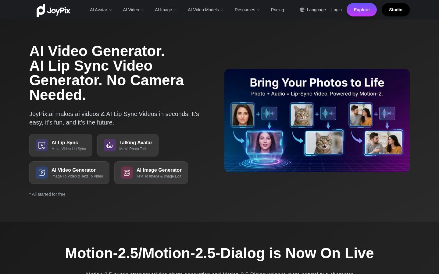 JoyPix Homepage