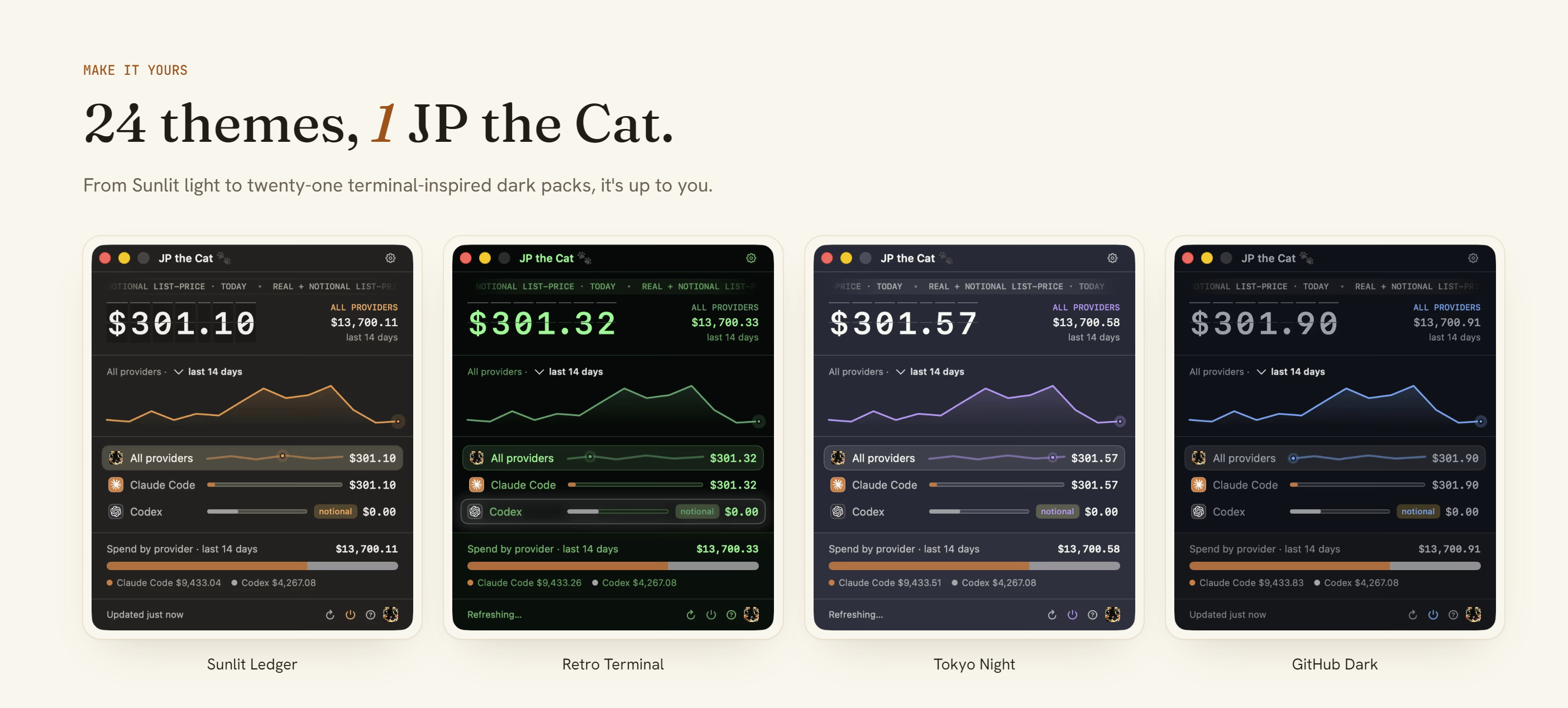 Homepage screenshot