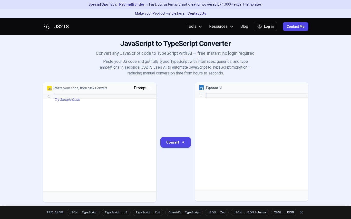JS2TS Homepage