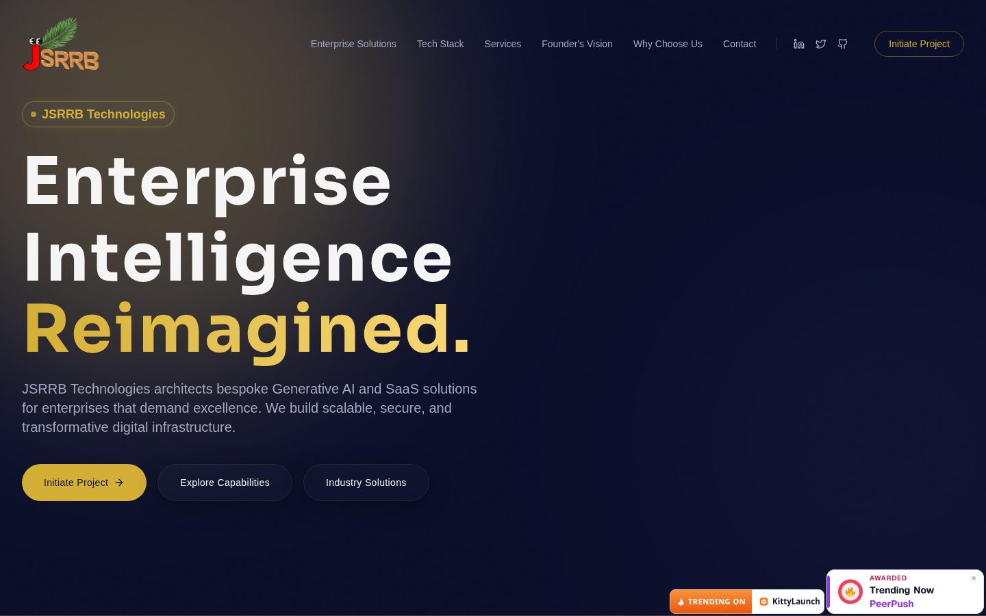 JSRRB Technologies Homepage
