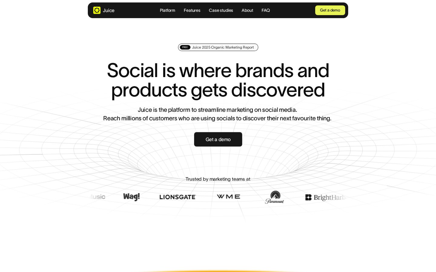Juice Homepage