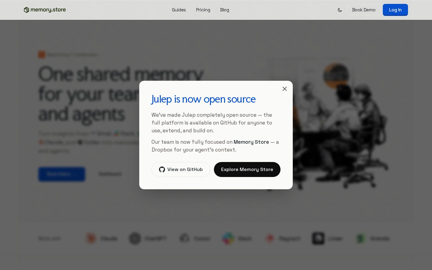 Julep Homepage