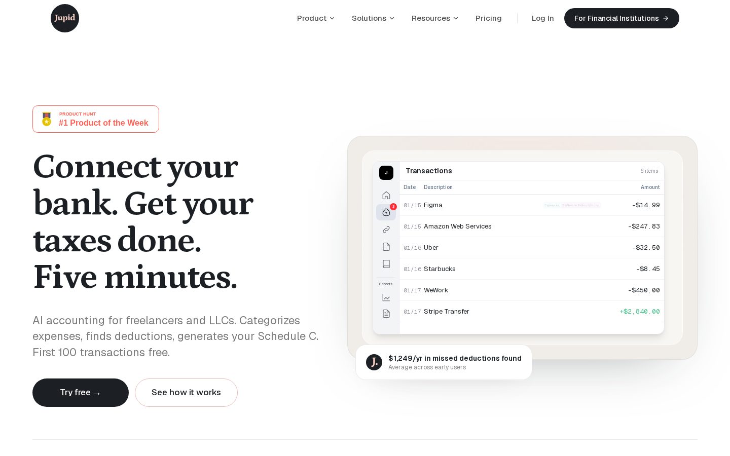 Jupid Homepage
