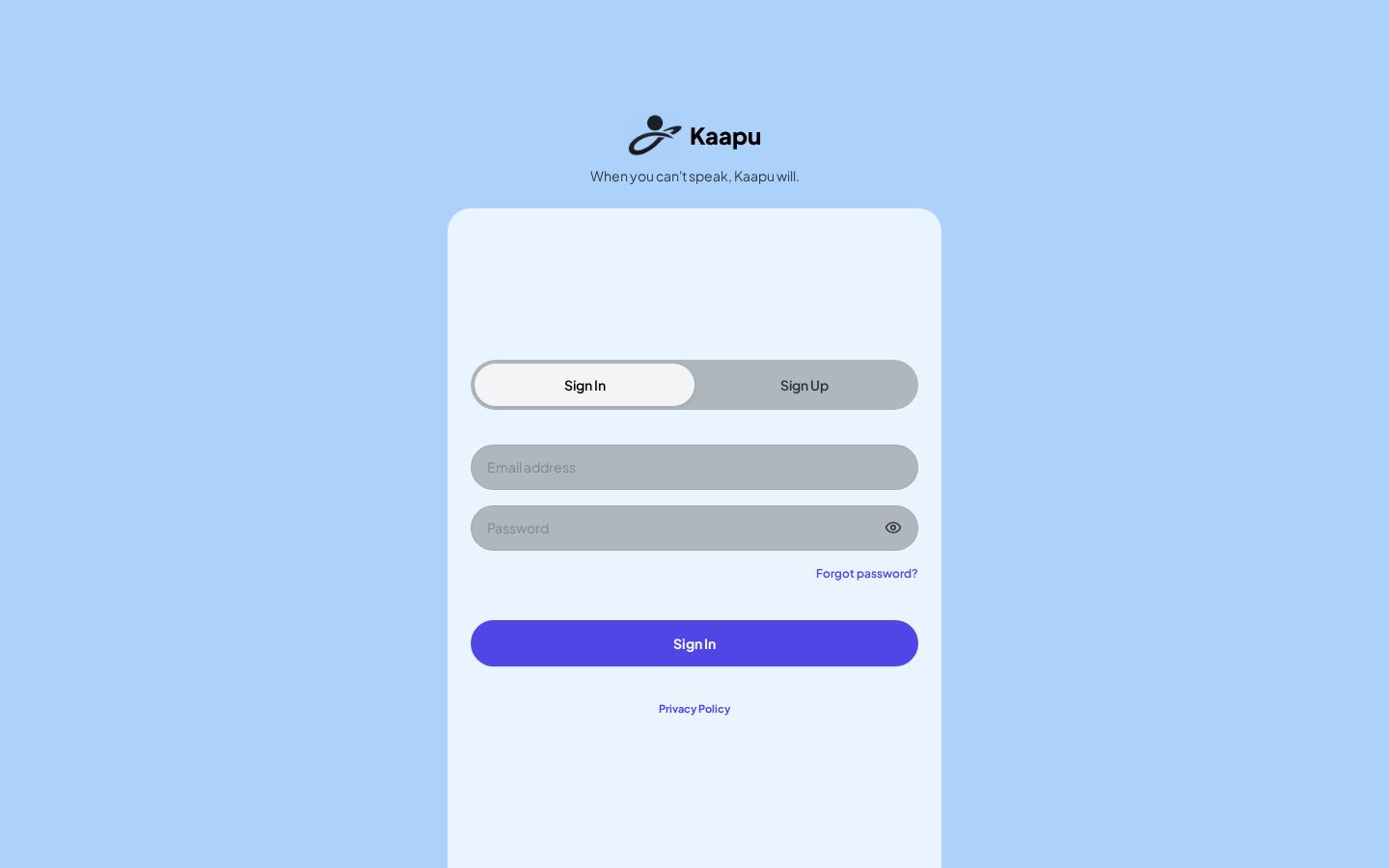 Kaapu Homepage