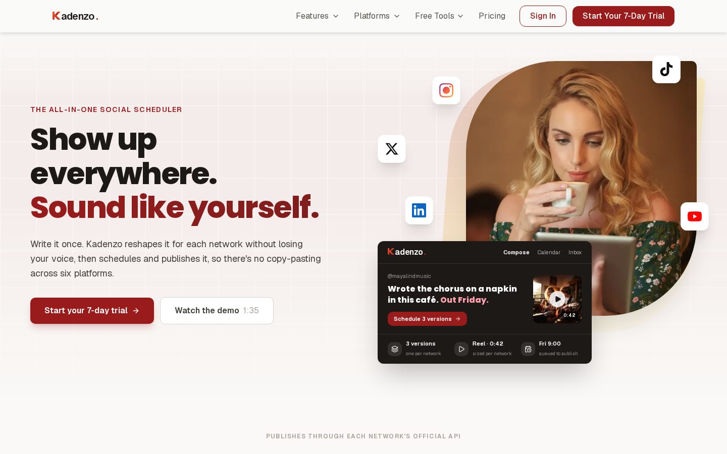 Kadenzo Homepage