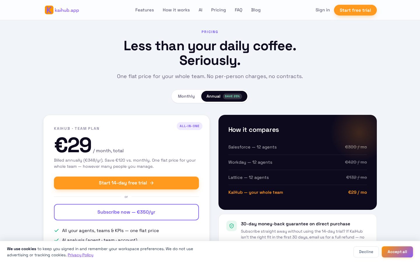 KaiHub Pricing