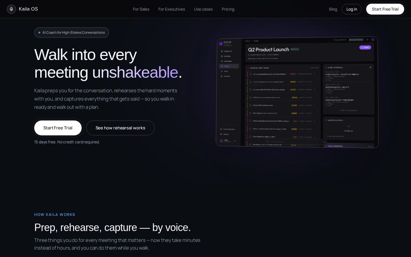 Kaila OS Homepage
