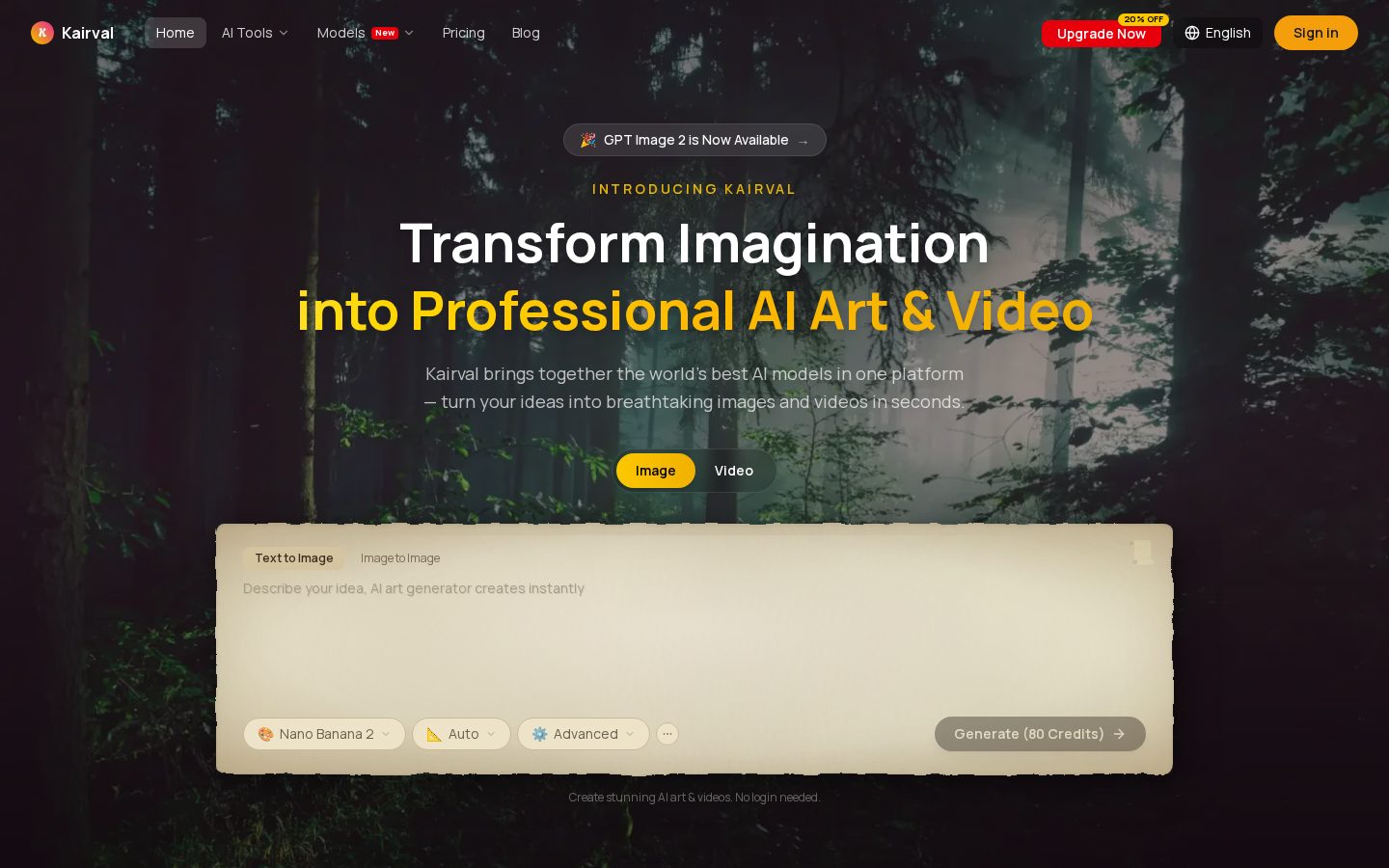 Kairval Ai Homepage