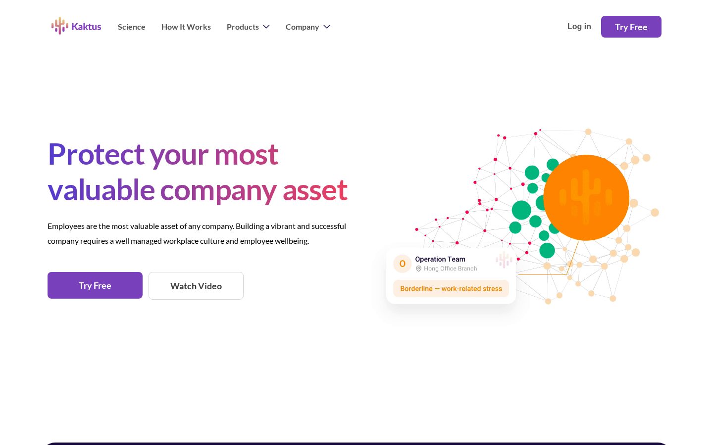 Kaktus AI Homepage