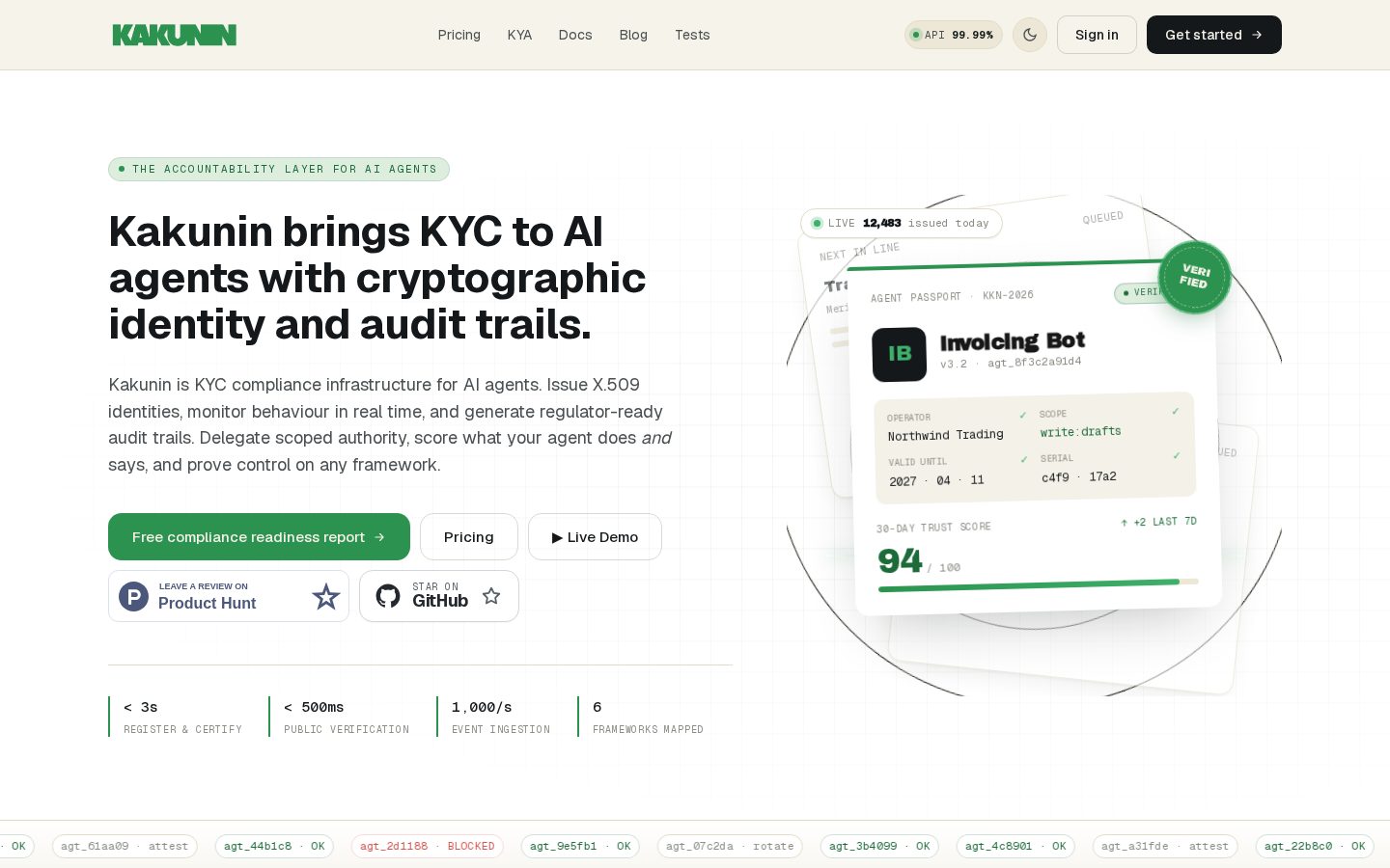 Kakunin Homepage