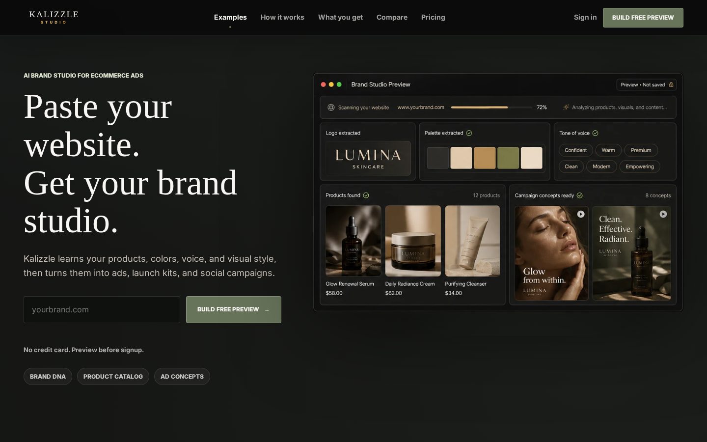 Kalizzle Homepage