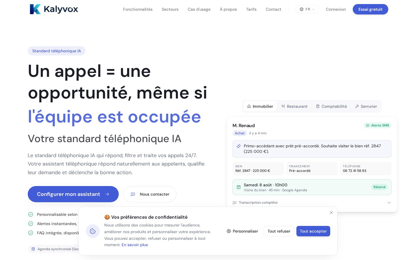 Kalyvox Homepage