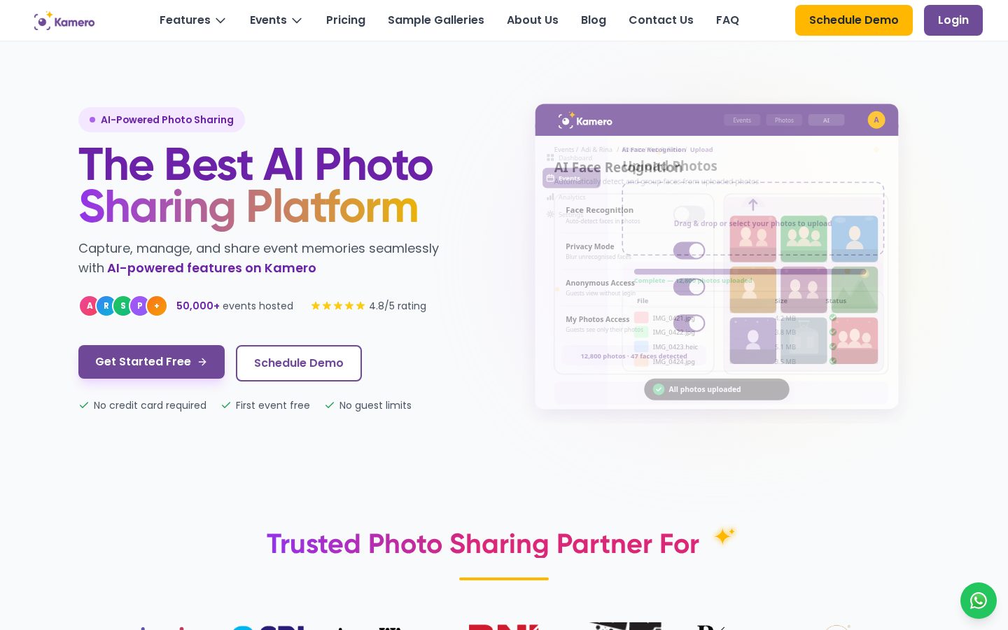 Kamero Homepage