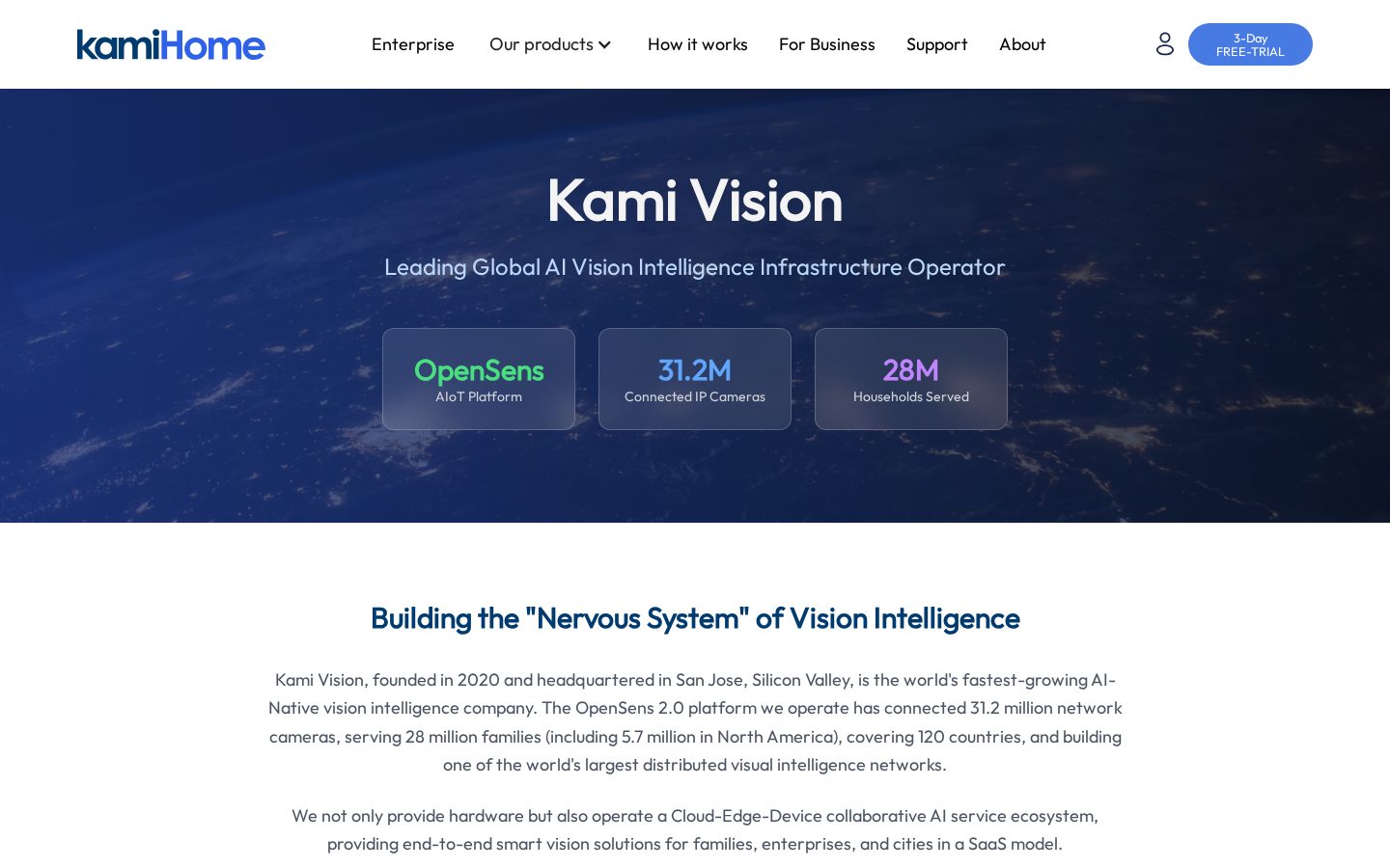 Kami Home Homepage