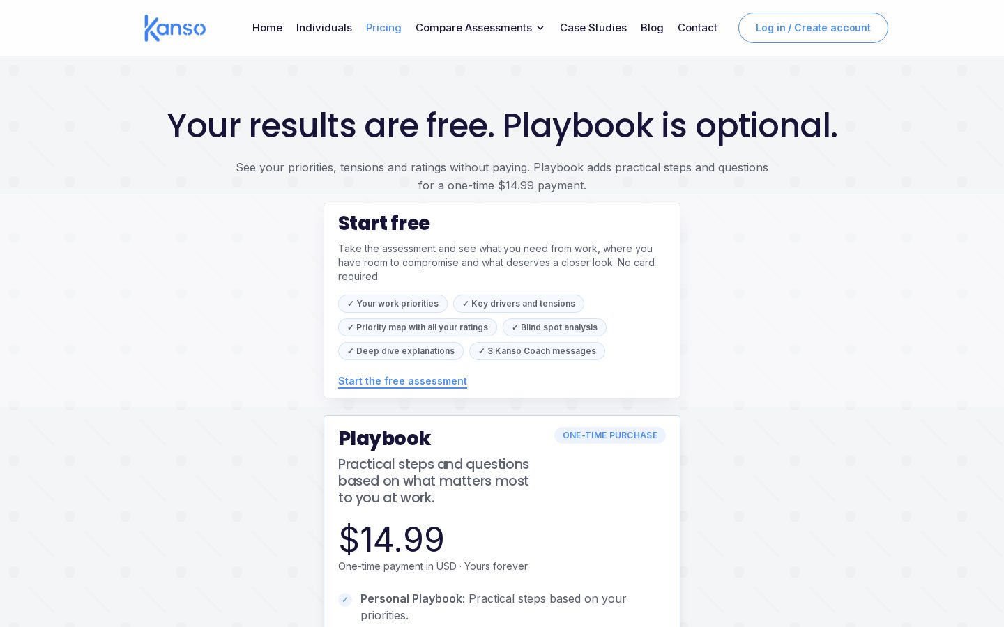 Kanso Pricing