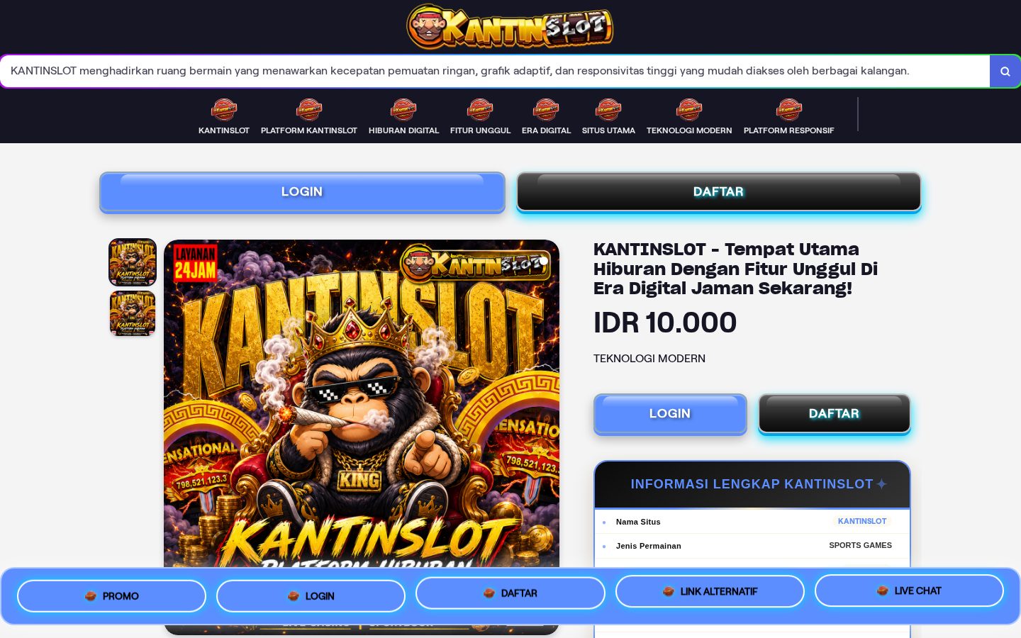 KANTINSLOT Homepage