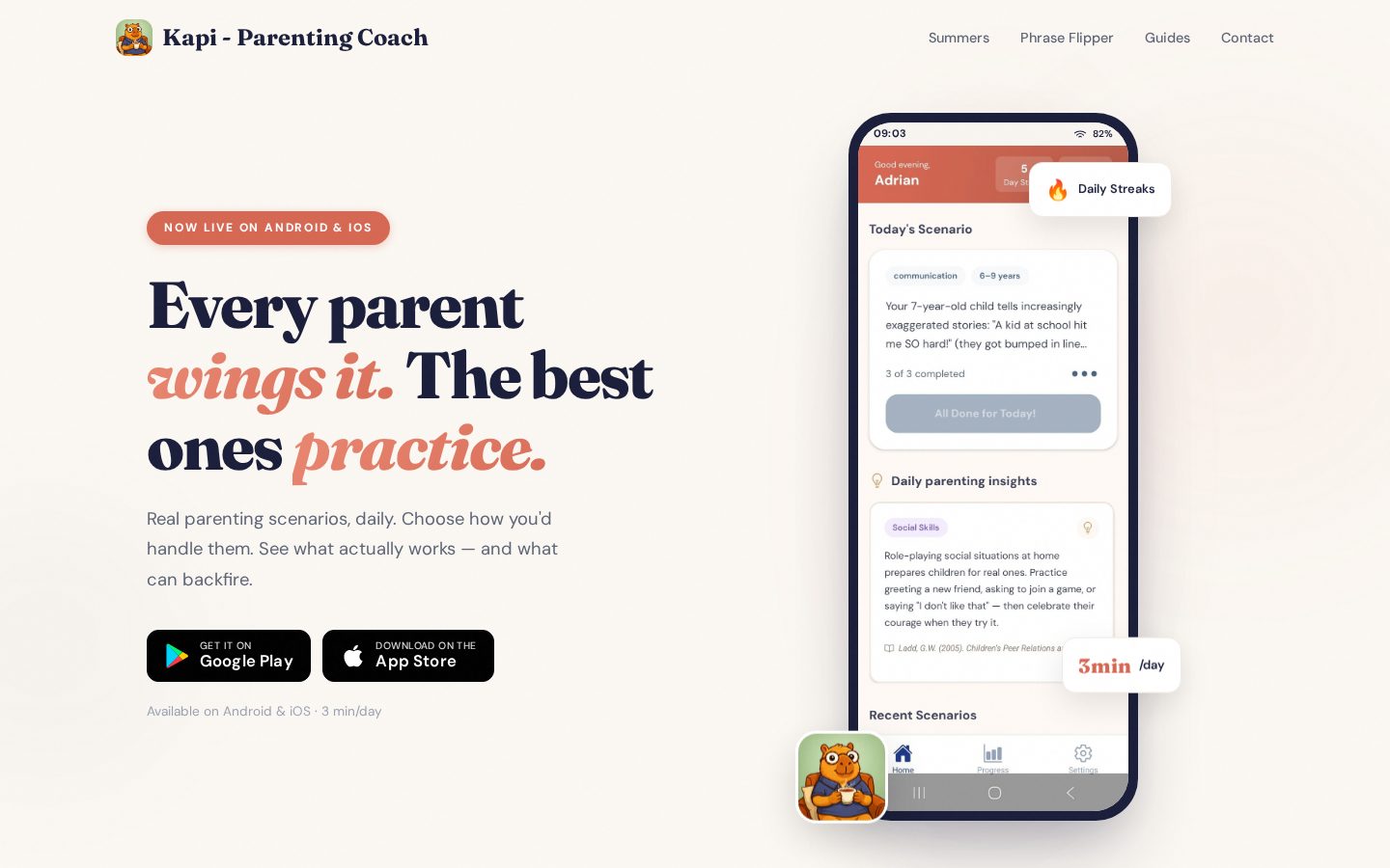 Kapi Homepage
