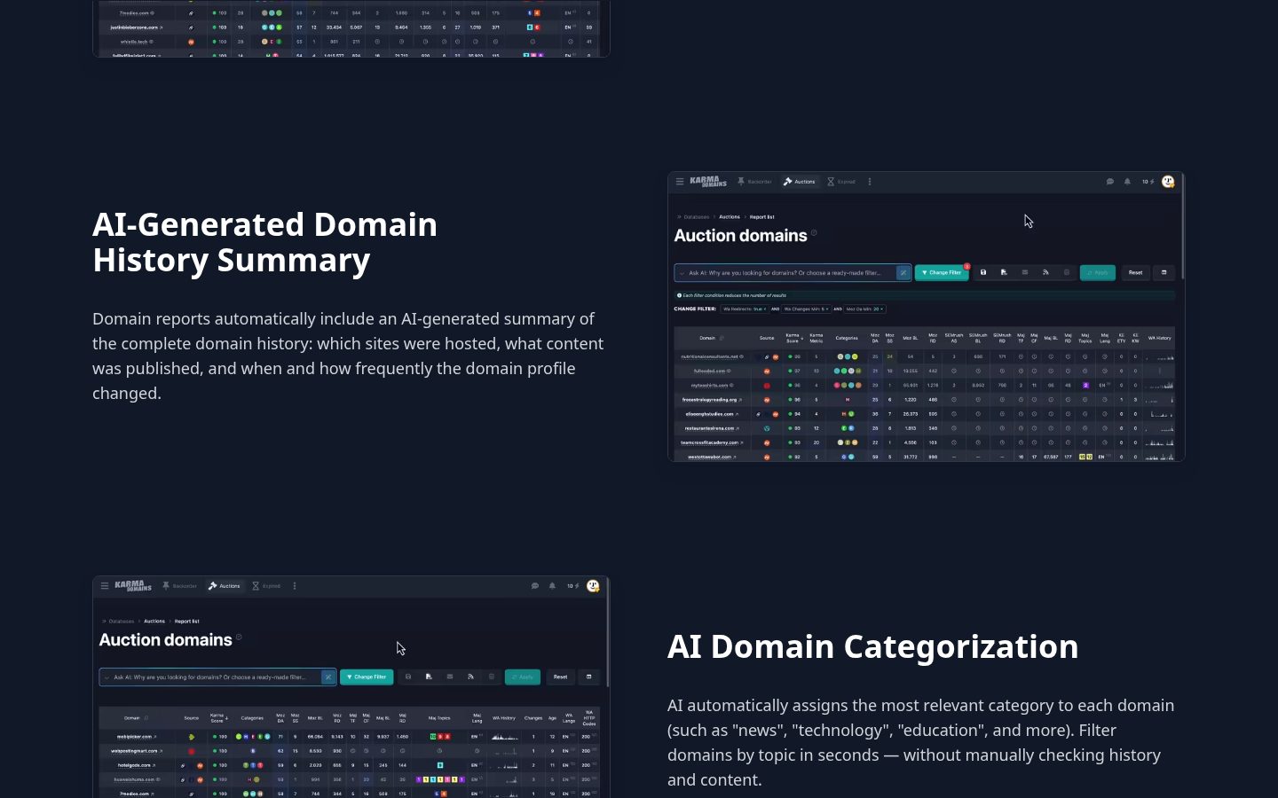 Karma.Domains Pricing