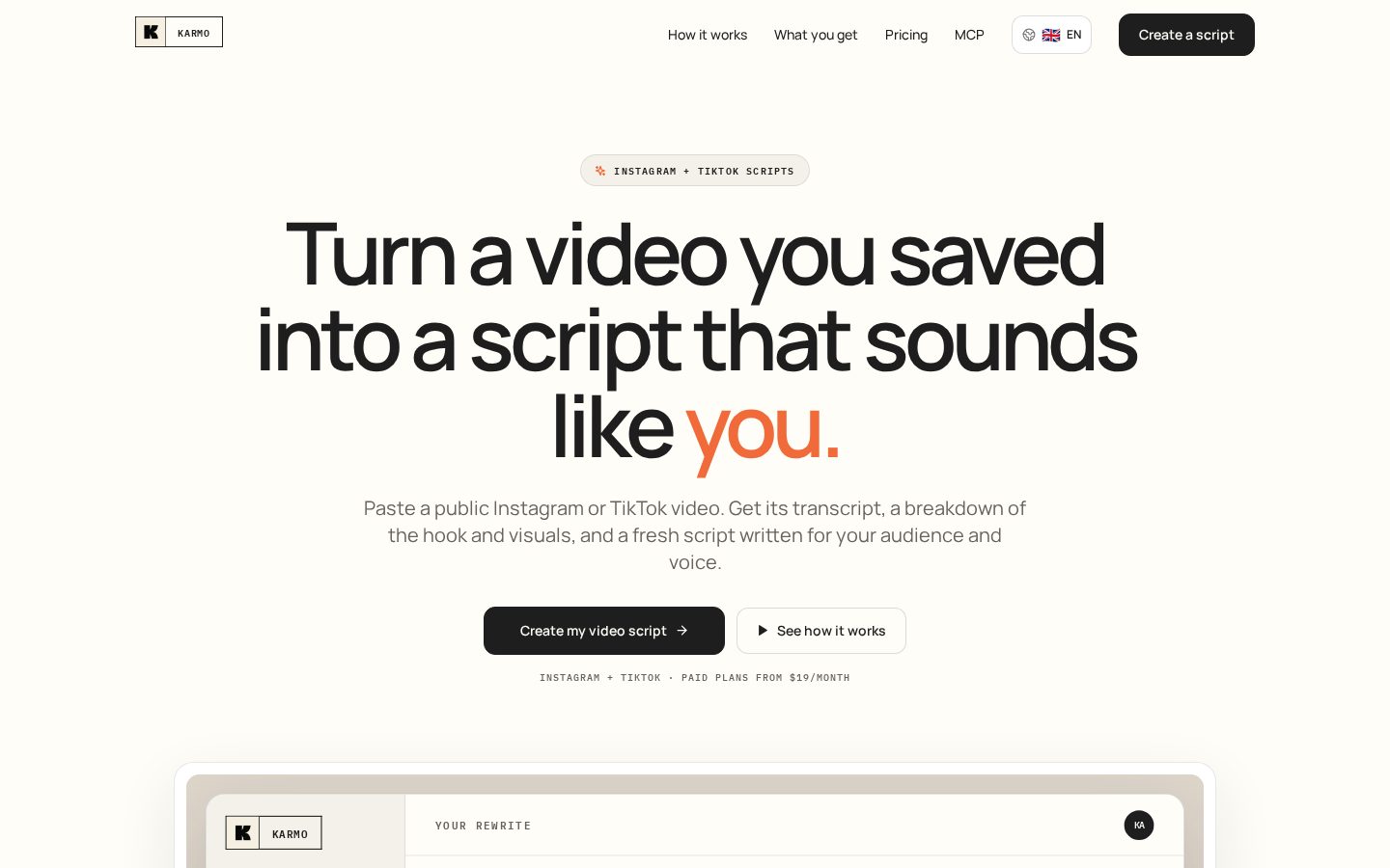 Karmo Homepage