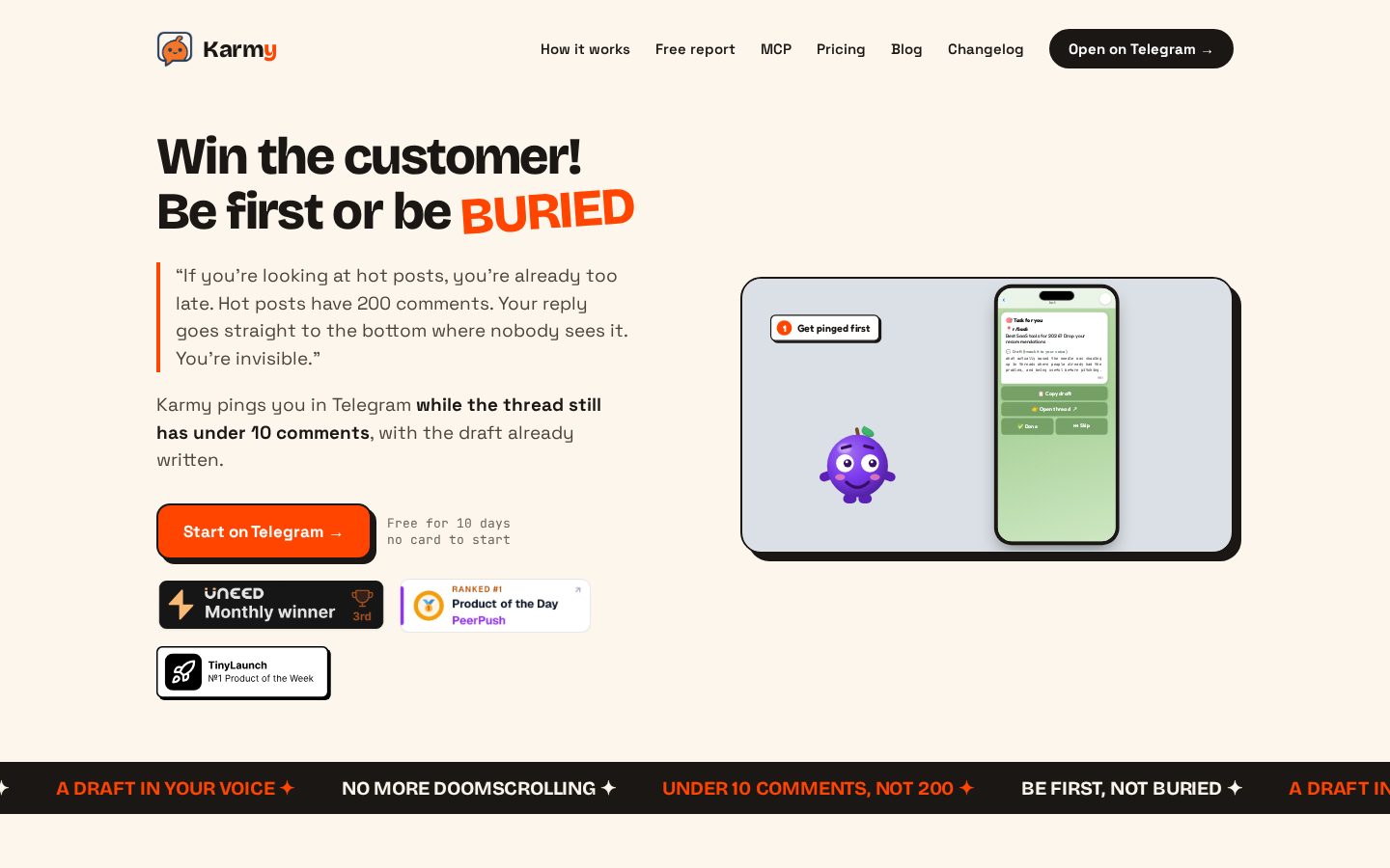 Karmy Homepage