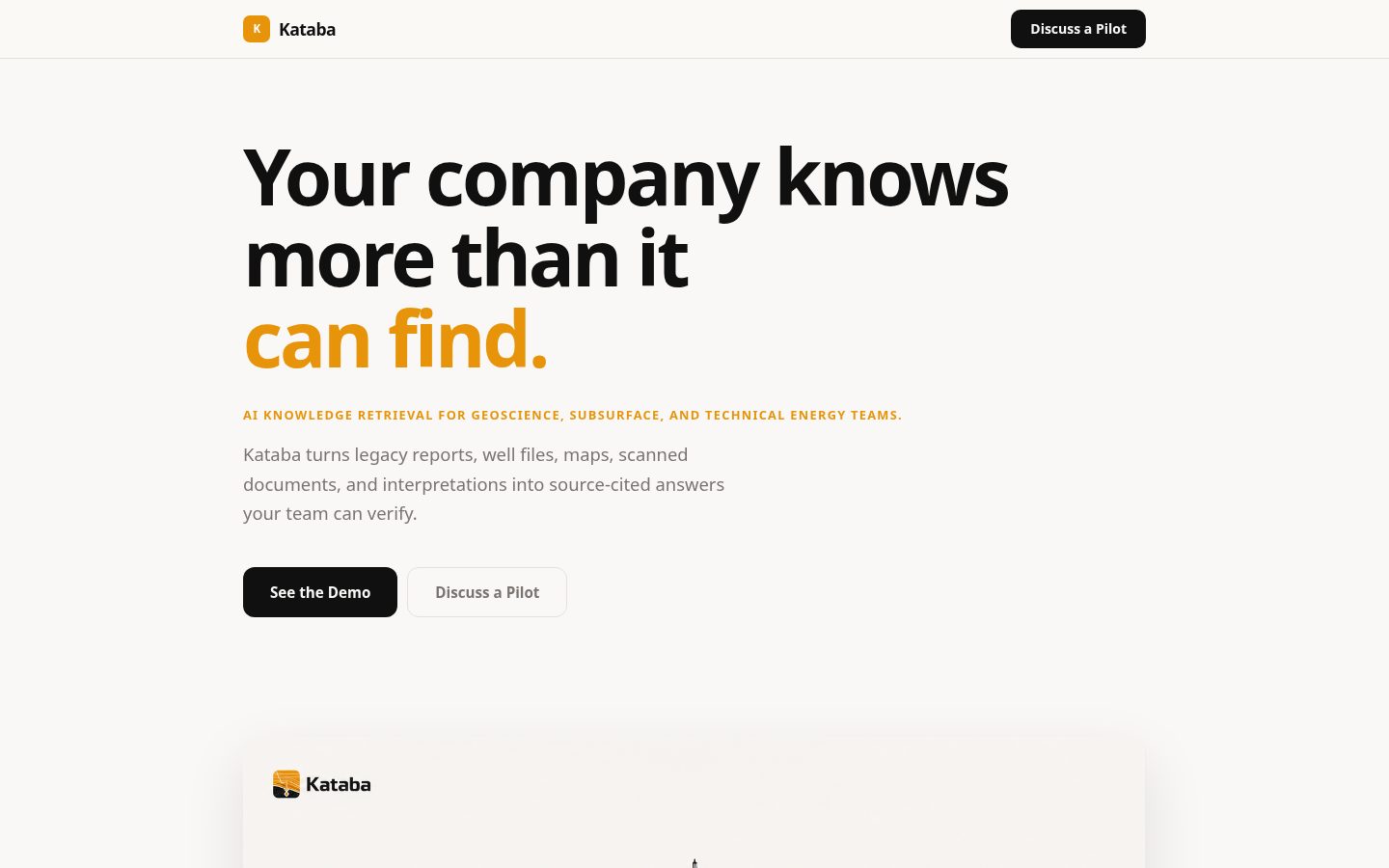 Kataba Homepage