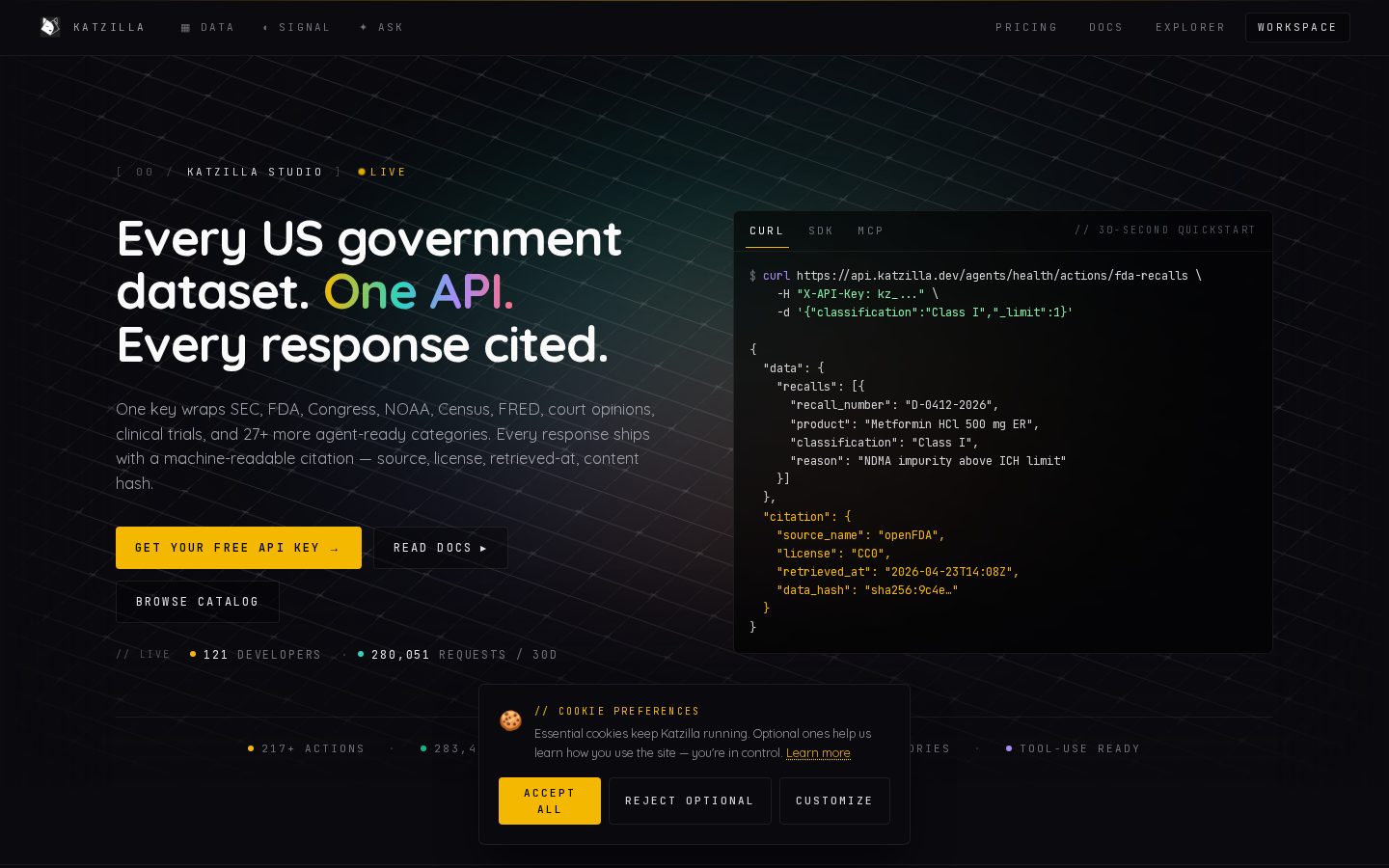 Katzilla Homepage
